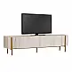 Έπιπλο τηλεόρασης Nexus Megapap χρώμα travertine - χρυσό 180x30x45,5εκ. | GP052-0274,2