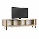 Έπιπλο τηλεόρασης Nexus Megapap χρώμα travertine - χρυσό 180x30x45,5εκ. | GP052-0274,2
