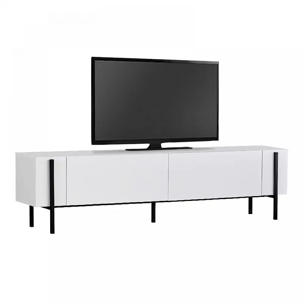 Έπιπλο τηλεόρασης Nexus Megapap χρώμα λευκό 180x30x45,5εκ. | GP052-0274,3