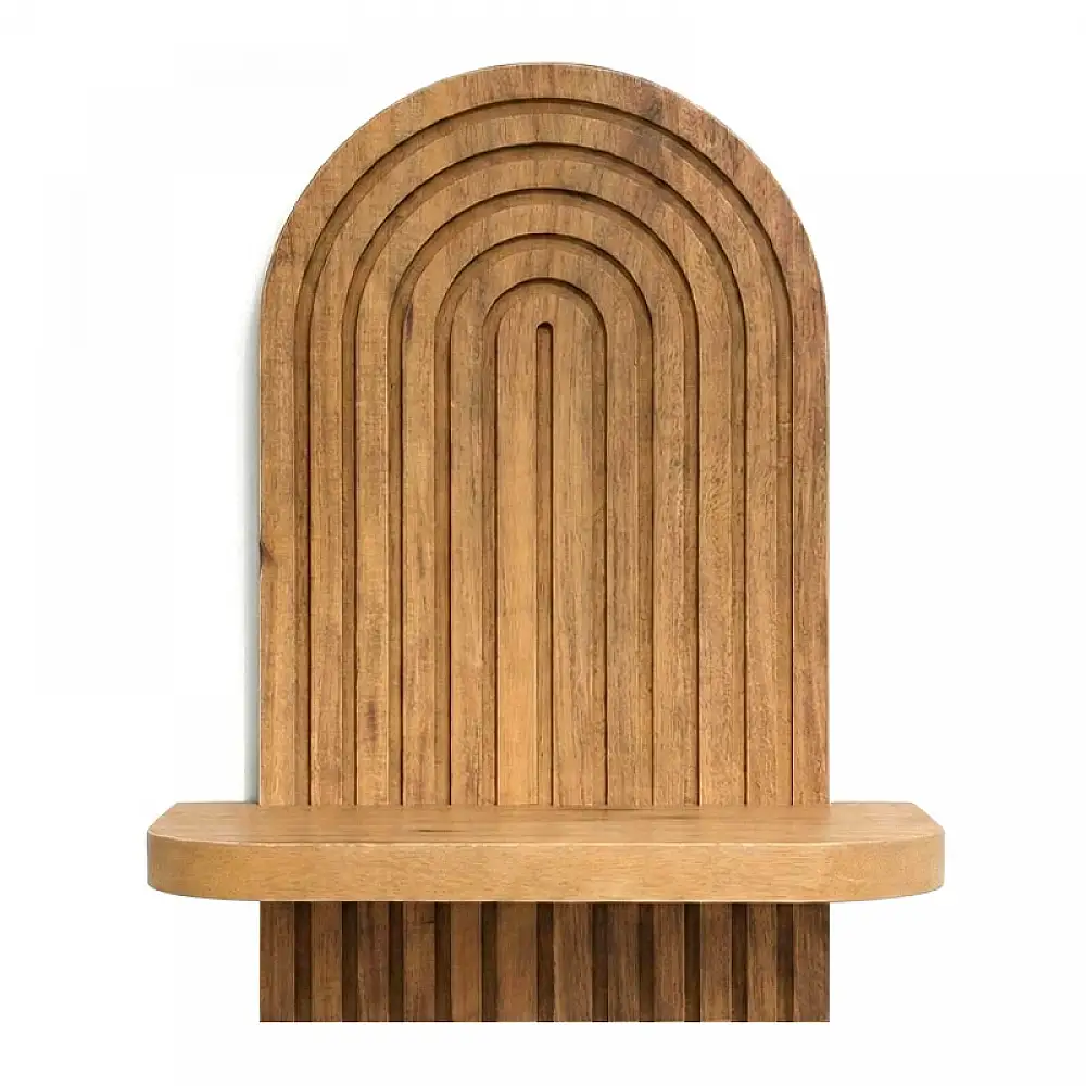 Ραφιέρα τοίχου Artwill Megapap Mdf χρώμα oak 26x13x35εκ. | GP052-0275,1