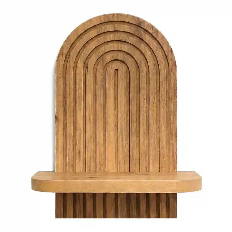Ραφιέρα τοίχου Artwill Megapap Mdf χρώμα oak 26x13x35εκ. | GP052-0275,1