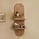 Ραφιέρα τοίχου Artwill Megapap Mdf χρώμα oak 26x13x70εκ. | GP052-0276,1