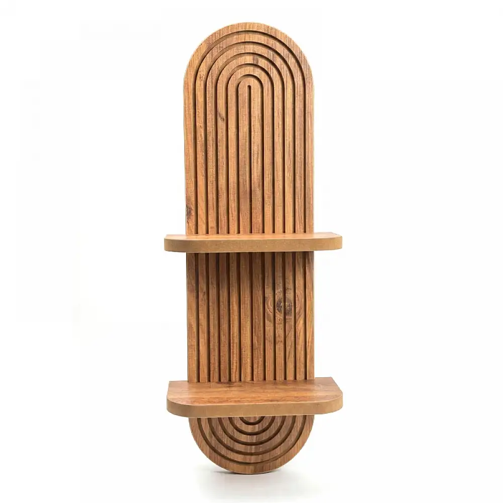 Ραφιέρα τοίχου Artwill Megapap Mdf χρώμα oak 26x13x70εκ. | GP052-0276,1