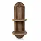 Ραφιέρα τοίχου Artwill Megapap Mdf χρώμα wenge 26x13x70εκ. | GP052-0276,2