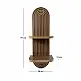 Ραφιέρα τοίχου Artwill Megapap Mdf χρώμα wenge 26x13x70εκ. | GP052-0276,2