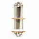 Ραφιέρα τοίχου Artwill Megapap Mdf χρώμα λευκό - oak 26x13x70εκ. | GP052-0276,3