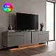Έπιπλο τηλεόρασης Arlen Megapap με Led Rgb χρώμα ανθρακί 180x32x50εκ. | GP052-0278,1