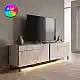 Έπιπλο τηλεόρασης Arlen Megapap με Led Rgb χρώμα travertine 180x32x50εκ. | GP052-0278,2
