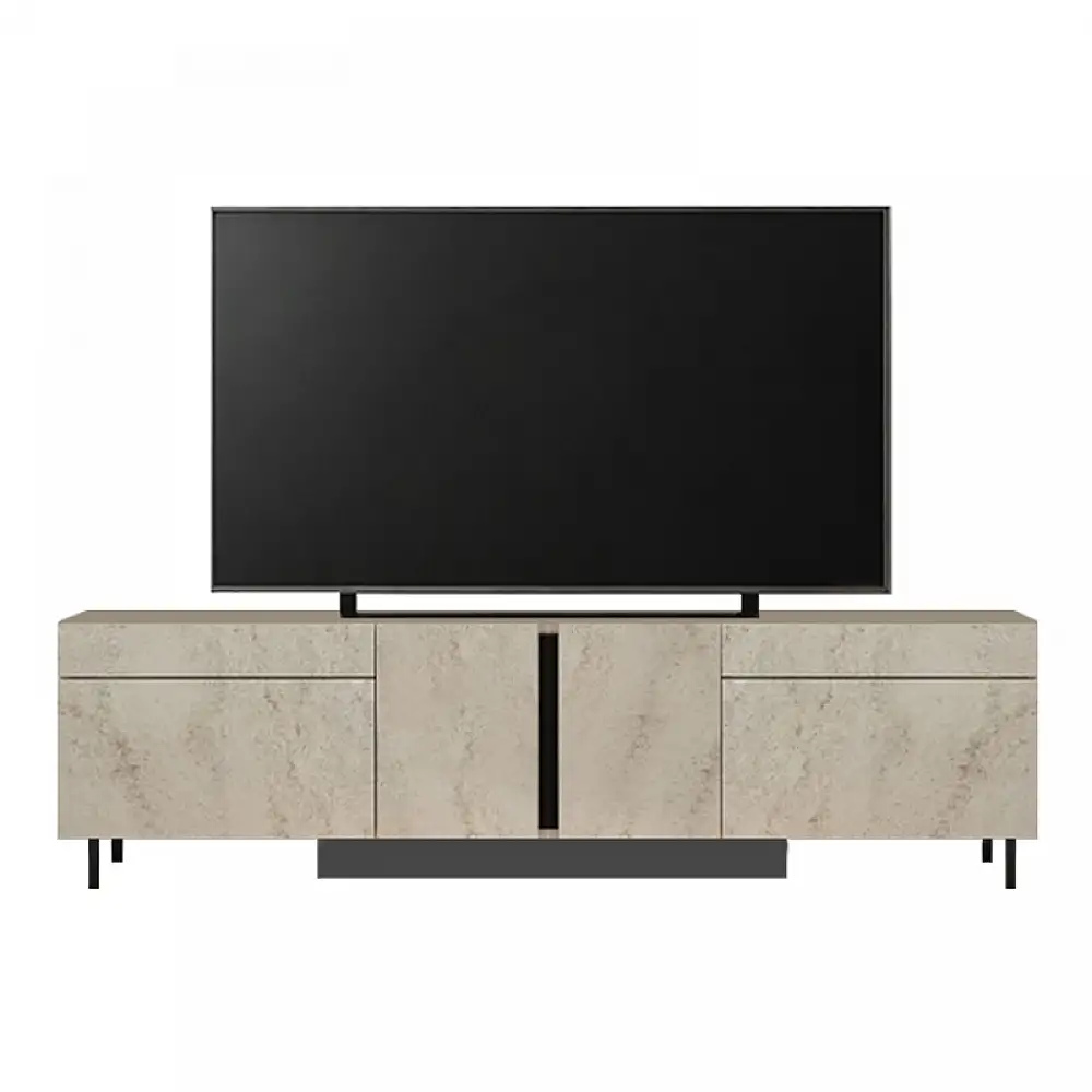 Έπιπλο τηλεόρασης Arlen Megapap με Led Rgb χρώμα travertine 180x32x50εκ. | GP052-0278,2