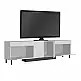 Έπιπλο τηλεόρασης Arlen Megapap με Led Rgb χρώμα λευκό 180x32x50εκ. | GP052-0278,3