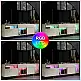 Έπιπλο τηλεόρασης Norm Megapap με Led Rgb χρώμα travertine - χρυσό 180x32x55εκ. | GP052-0279,2