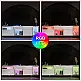 Έπιπλο τηλεόρασης Norm Megapap με Led Rgb χρώμα λευκό - χρυσό 180x32x55εκ. | GP052-0279,3