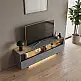Έπιπλο τηλεόρασης Eco Megapap με Led Rgb χρώμα ανθρακί 180x32x67εκ. | GP052-0280,1