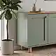 Μπουφές Bohemian Megapap χρώμα πράσινο - φυσικό οξιάς 180x40x75εκ. | GP052-0285,2