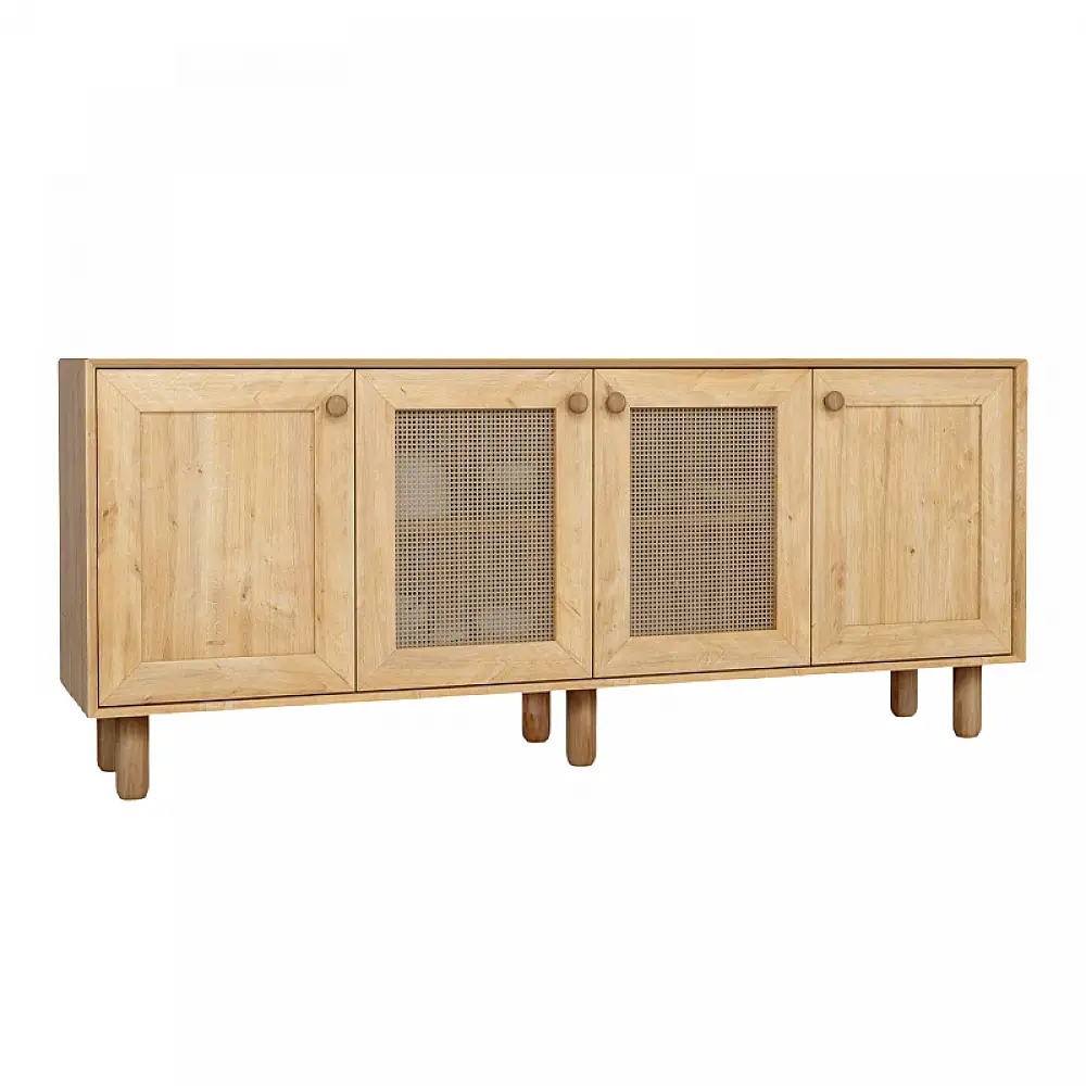 Μπουφές Bohemian Megapap χρώμα φυσικό οξιάς 180x40x75εκ. | GP052-0287,1