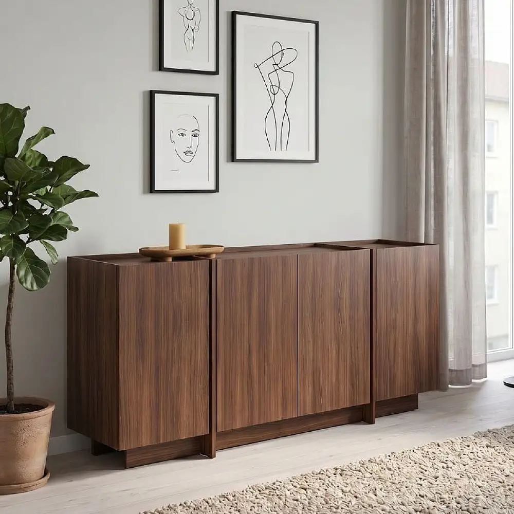 Μπουφές Dorma Megapap χρώμα καρυδί 180x45x80,2εκ. | GP052-0289,1