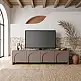 Έπιπλο τηλεόρασης Aurelia Megapap χρώμα μόκα 180x32x45εκ. | GP052-0290,1