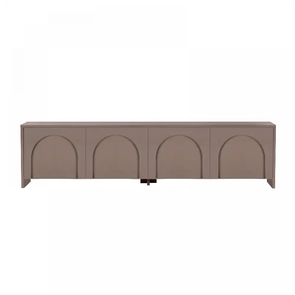 Έπιπλο τηλεόρασης Aurelia Megapap χρώμα μόκα 180x32x45εκ. | GP052-0290,1