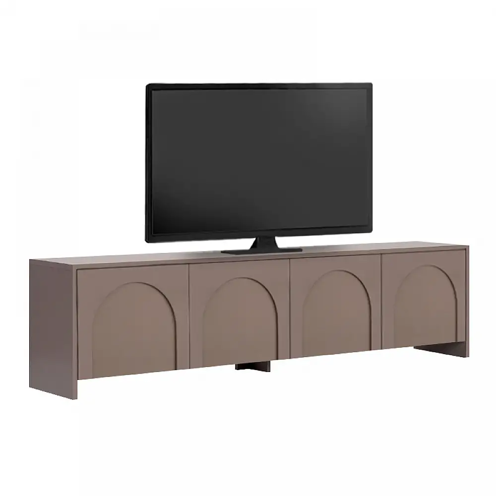 Έπιπλο τηλεόρασης Aurelia Megapap χρώμα μόκα 180x32x45εκ. | GP052-0290,1