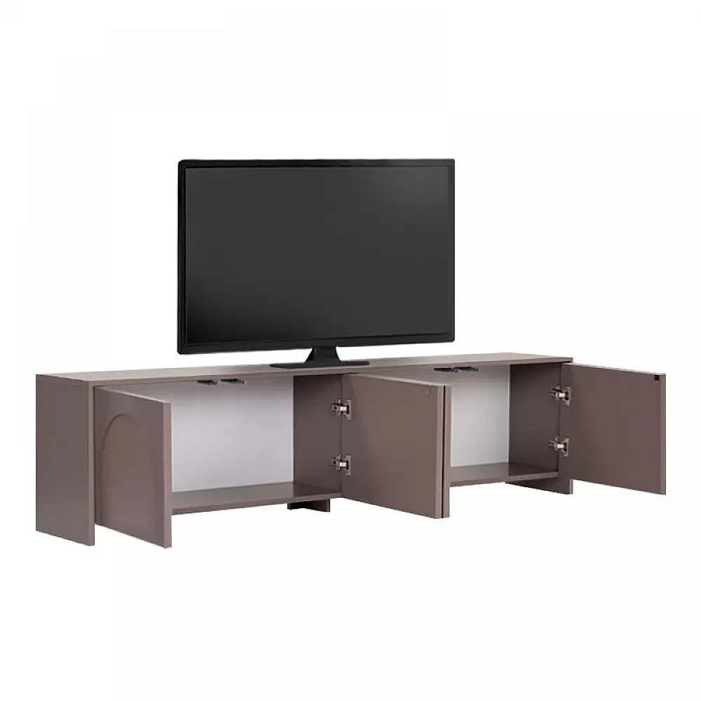 Έπιπλο τηλεόρασης Aurelia Megapap χρώμα μόκα 180x32x45εκ. | GP052-0290,1