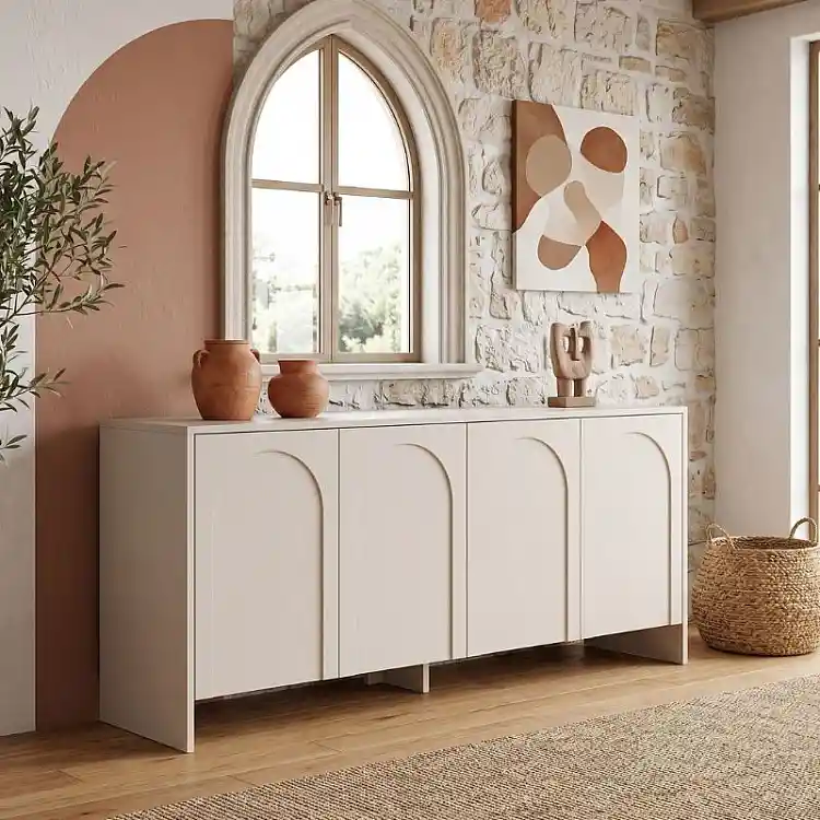 Μπουφές Aurelia Megapap χρώμα κρεμ 180x45x80εκ. | GP052-0291,2