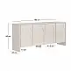 Μπουφές Aurelia Megapap χρώμα κρεμ 180x45x80εκ. | GP052-0291,2