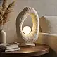 Φωτιστικό επιτραπέζιο Zoga Megapap G9 fiberglass μονόφωτο χρώμα εκρού 30x17x50εκ. | GP052-0298,1