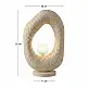 Φωτιστικό επιτραπέζιο Zoga Megapap G9 fiberglass μονόφωτο χρώμα εκρού 30x17x50εκ. | GP052-0298,1