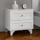 Κομοδίνο Emily Megapap χρώμα λευκό 45x42x55εκ. Κομοδίνο Emily Megapap χρώμα λευκό 45x42x55εκ.