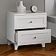 Κομοδίνο Emily Megapap χρώμα λευκό 45x42x55εκ. Κομοδίνο Emily Megapap χρώμα λευκό 45x42x55εκ.