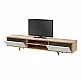 Έπιπλο τηλεόρασης Serine Megapap χρώμα sapphire oak - λευκό 170x37x45εκ. Έπιπλο τηλεόρασης Serine Megapap χρώμα sapphire oak - λευκό 170x37x45εκ.