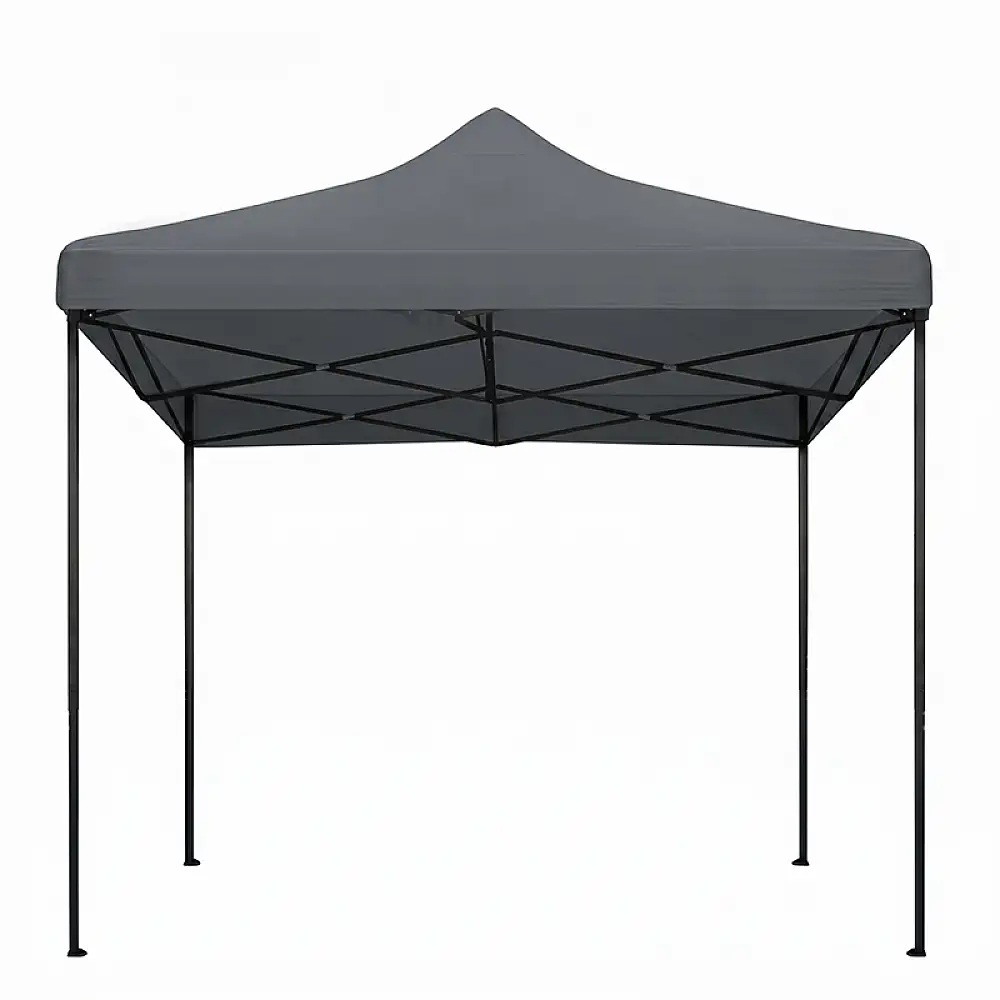 Κιόσκι - Gazebo Bari Megapap πτυσσόμενο μεταλλικός σκελετός - αδιάβροχο ύφασμα χρώμα γκρι 3x3x3,10m. | GP059-0001,2