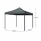 Κιόσκι - Gazebo Bari Megapap πτυσσόμενο μεταλλικός σκελετός - αδιάβροχο ύφασμα χρώμα γκρι 3x3x3,10m. | GP059-0001,2