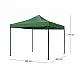 Κιόσκι - Gazebo Bari Megapap πτυσσόμενο μεταλλικός σκελετός - αδιάβροχο ύφασμα χρώμα πράσινο 3x3x3,10m. | GP059-0001,4