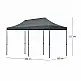 Κιόσκι - Gazebo Bari Megapap πτυσσόμενο μεταλλικός σκελετός - αδιάβροχο ύφασμα χρώμα γκρι 3x6x3,27m. | GP059-0003,2