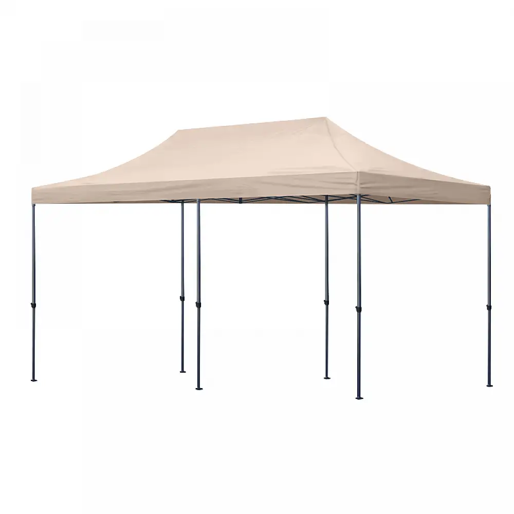Κιόσκι - Gazebo Bari Megapap πτυσσόμενο μεταλλικός σκελετός - αδιάβροχο ύφασμα χρώμα της άμμου 3x6x3,27m. | GP059-0003,3