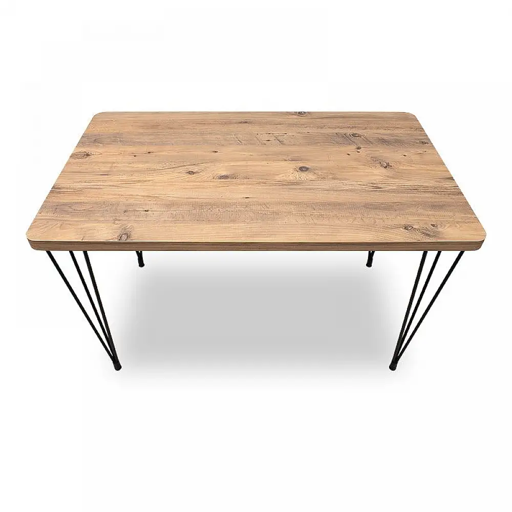 Σετ τραπεζαρία 5τμχ Roger - Chiara Megapap Mdf - ύφασμα χρώμα ακακίας - πράσινο 120x70x75εκ. | GP100-0126,3