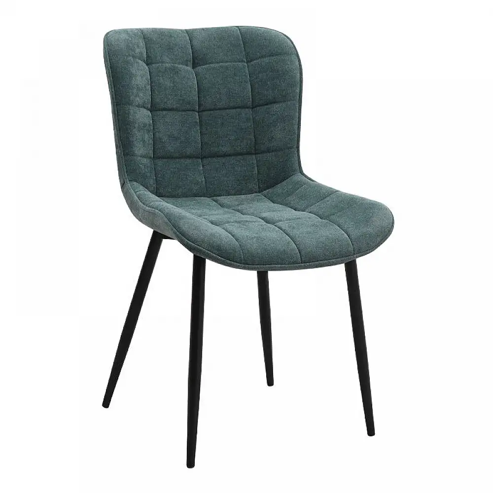 Σετ τραπεζαρία 5τμχ Roger - Chiara Megapap Mdf - ύφασμα χρώμα μαύρο εφέ μαρμάρου - πράσινο 120x70x75εκ. | GP100-0134,3