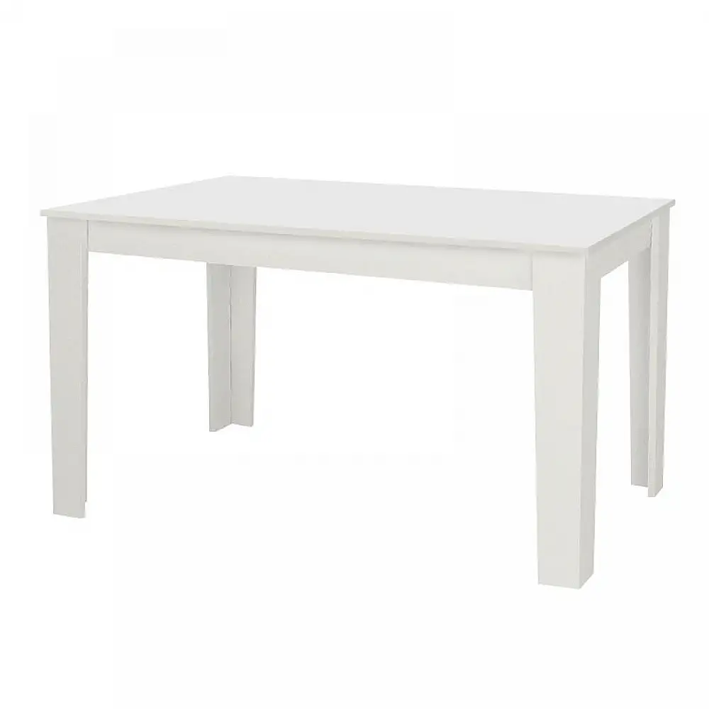 Σετ τραπεζαρία 5τμχ Darlen - Vela Megapap χρώμα λευκό 125x72x74εκ. | GP100-0223,2