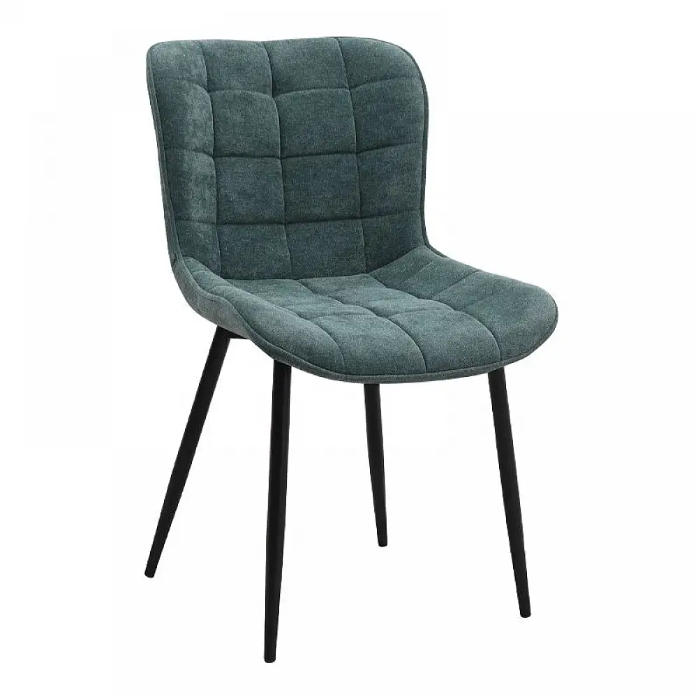 Σετ τραπεζαρία 5τμχ Darlen - Chiara Megapap χρώμα sencron black - πράσινο 125x72x74εκ. | GP100-0262,3