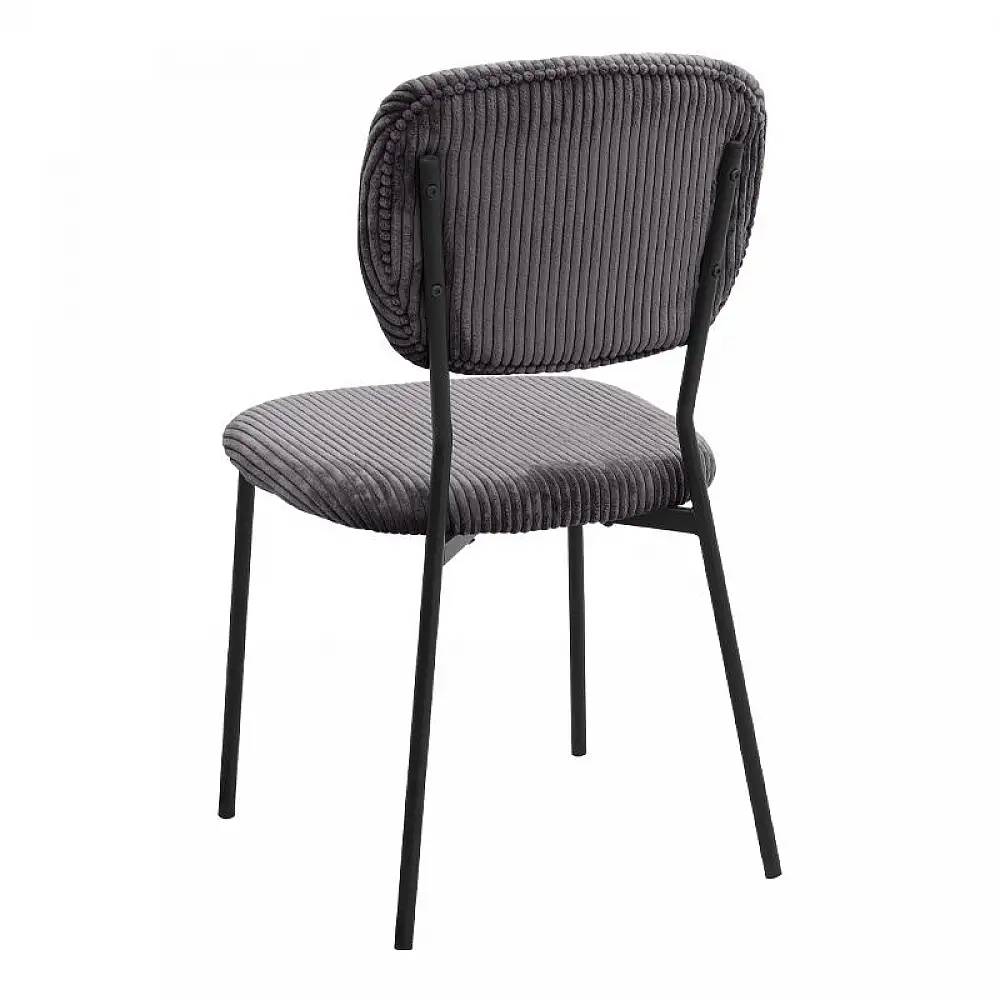 Σετ τραπεζαρία 5τμχ Darlen - Kevin Megapap χρώμα λευκό εφέ μαρμάρου - γκρι 125x72x74εκ. | GP100-0275,4