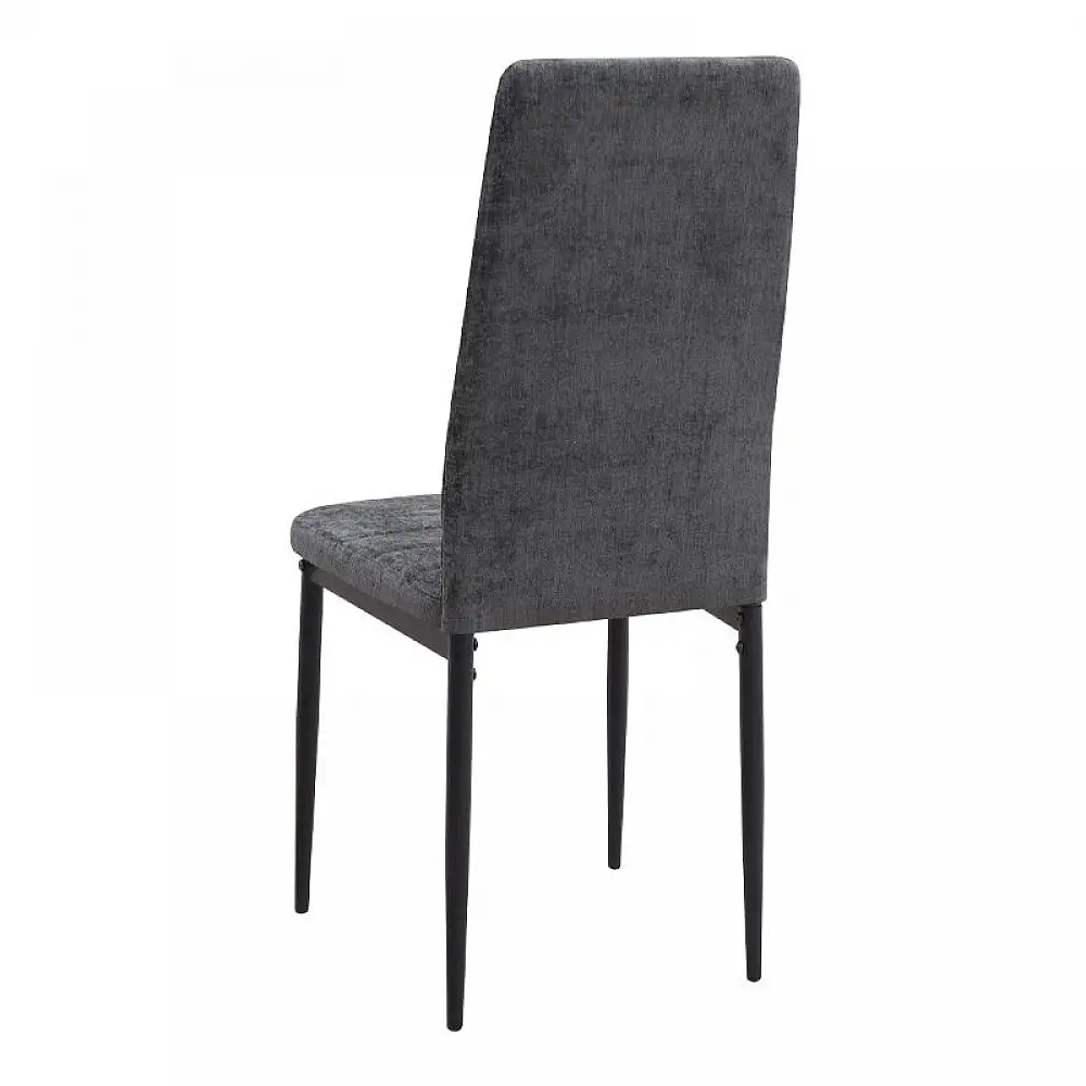 Σετ τραπεζαρία 5τμχ Bohema - Rosa Megapap χρώμα ivory/sepet oak - γκρι Ø90x77,7εκ. | GP100-0288,1