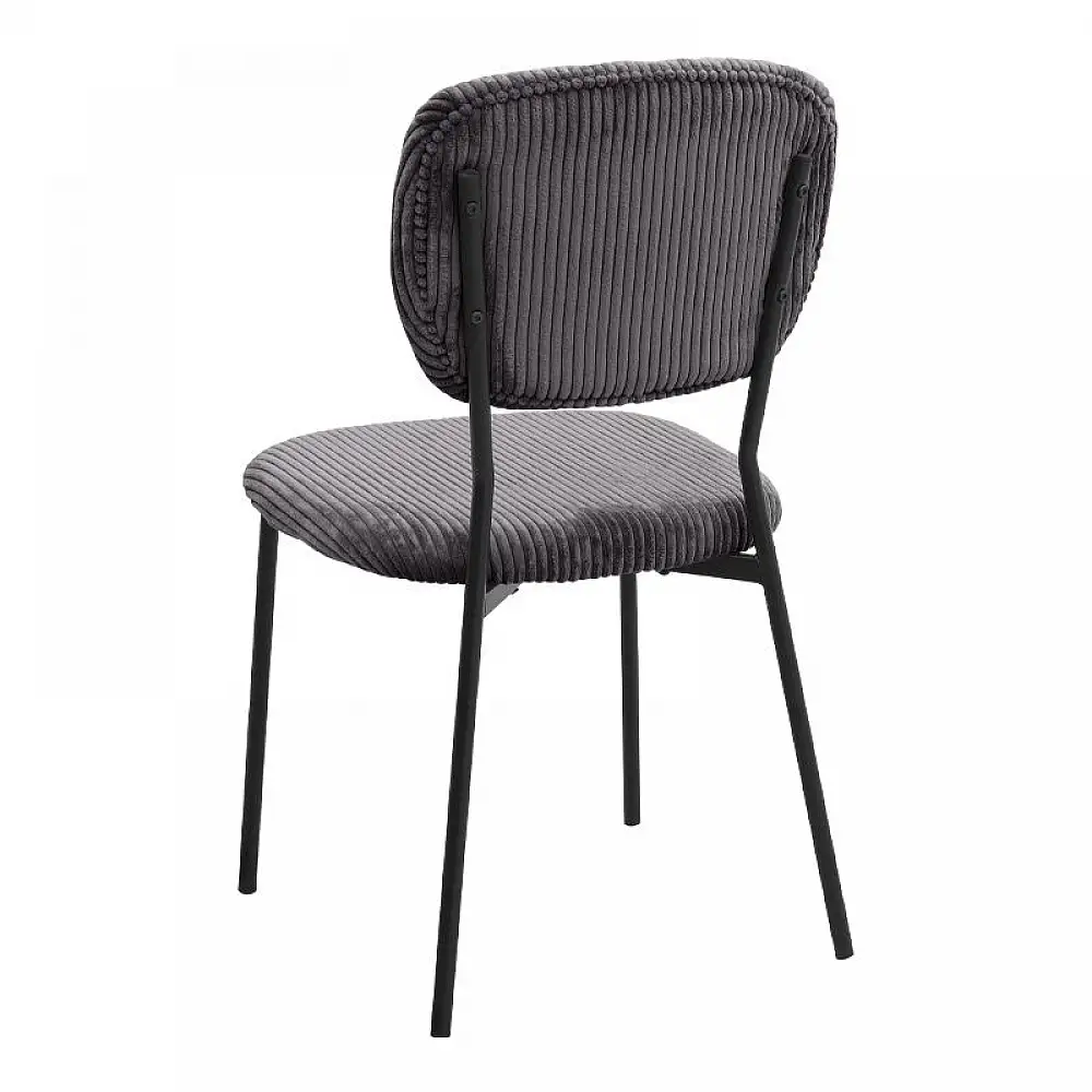 Σετ τραπεζαρία 5τμχ Bohema - Kevin Megapap χρώμα ivory/sepet oak - γκρι Ø90x77,7εκ. | GP100-0289,4