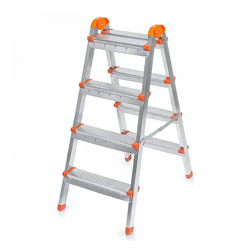 Σκάλα Double Step Perilla μεταλλική 4+4 σκαλοπάτια 93εκ. - PER12504