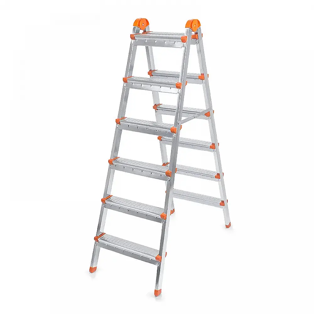 Σκάλα Double Step Perilla μεταλλική 6+6 σκαλοπάτια 137εκ. - PER12506