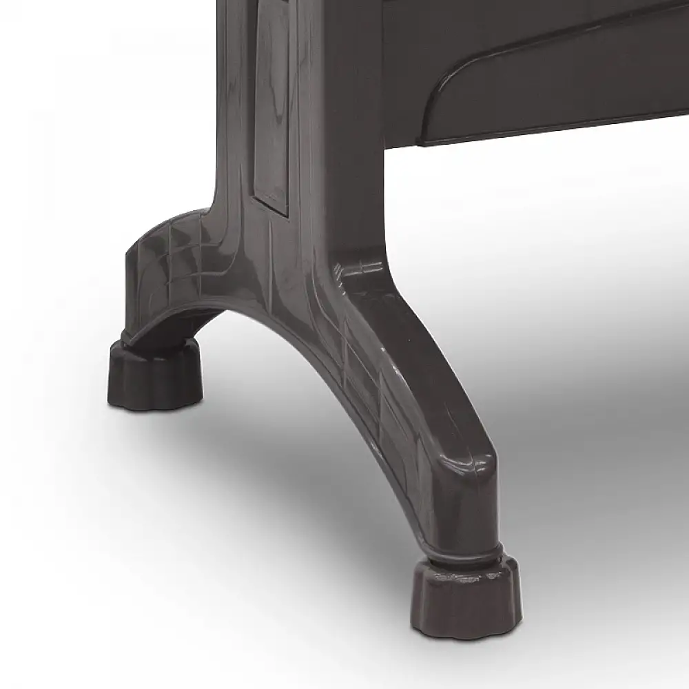 Σετ τραπεζαρία κήπου Callan Megapap 5τμχ πολυπροπυλενίου τραπέζι 120x70 - πολυθρόνα recycled χρώμα καφέ S_GP046-0002,1+GP046-0001,2x4 | S_GP046-0002,1+GP046-0001,2X4