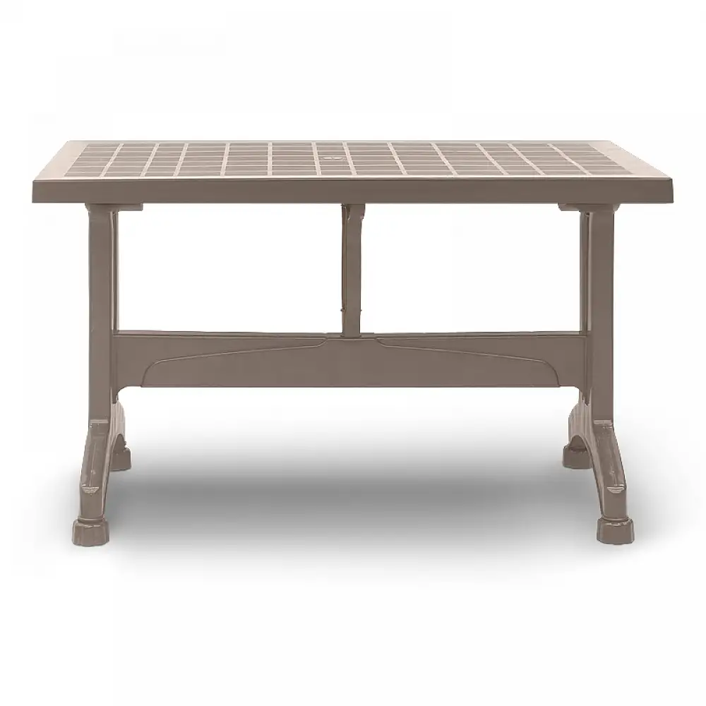 Σετ τραπεζαρία κήπου Callan Megapap 5τμχ πολυπροπυλενίου τραπέζι 120x70 - πολυθρόνα recycled χρώμα cappuccino S_GP046-0002,2+GP046-0001,3x4 | S_GP046-0002,2+GP046-0001,3X4