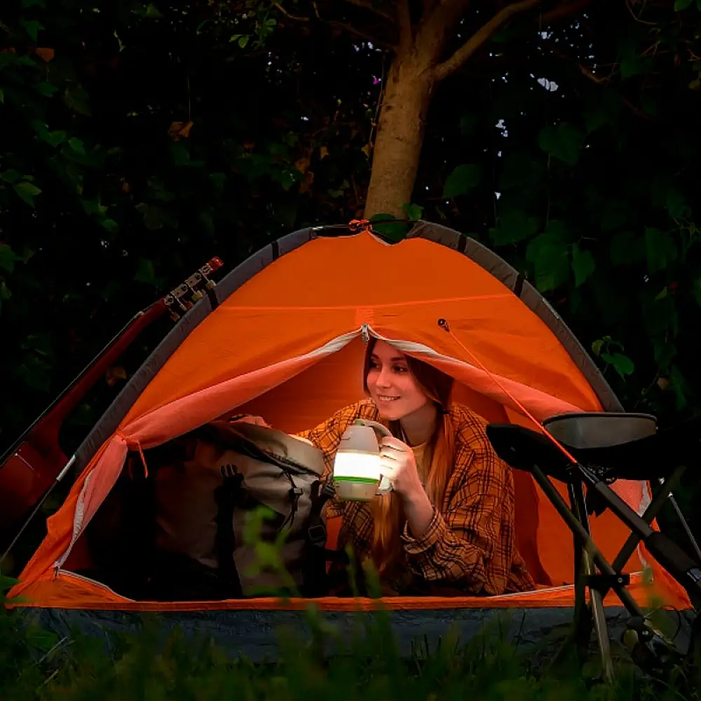 Φορτιζόμενος πολυλειτουργικός φακός για κάμπινγκ 8,5x15,5x13εκ.