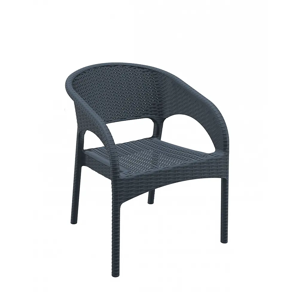 Panama/ST Dark Grey Armchair - Πολυπροπυλένιο - 64x58x80 cm Panama/ST Dark Grey Armchair - Πολυπροπυλένιο - 64x58x80 cm