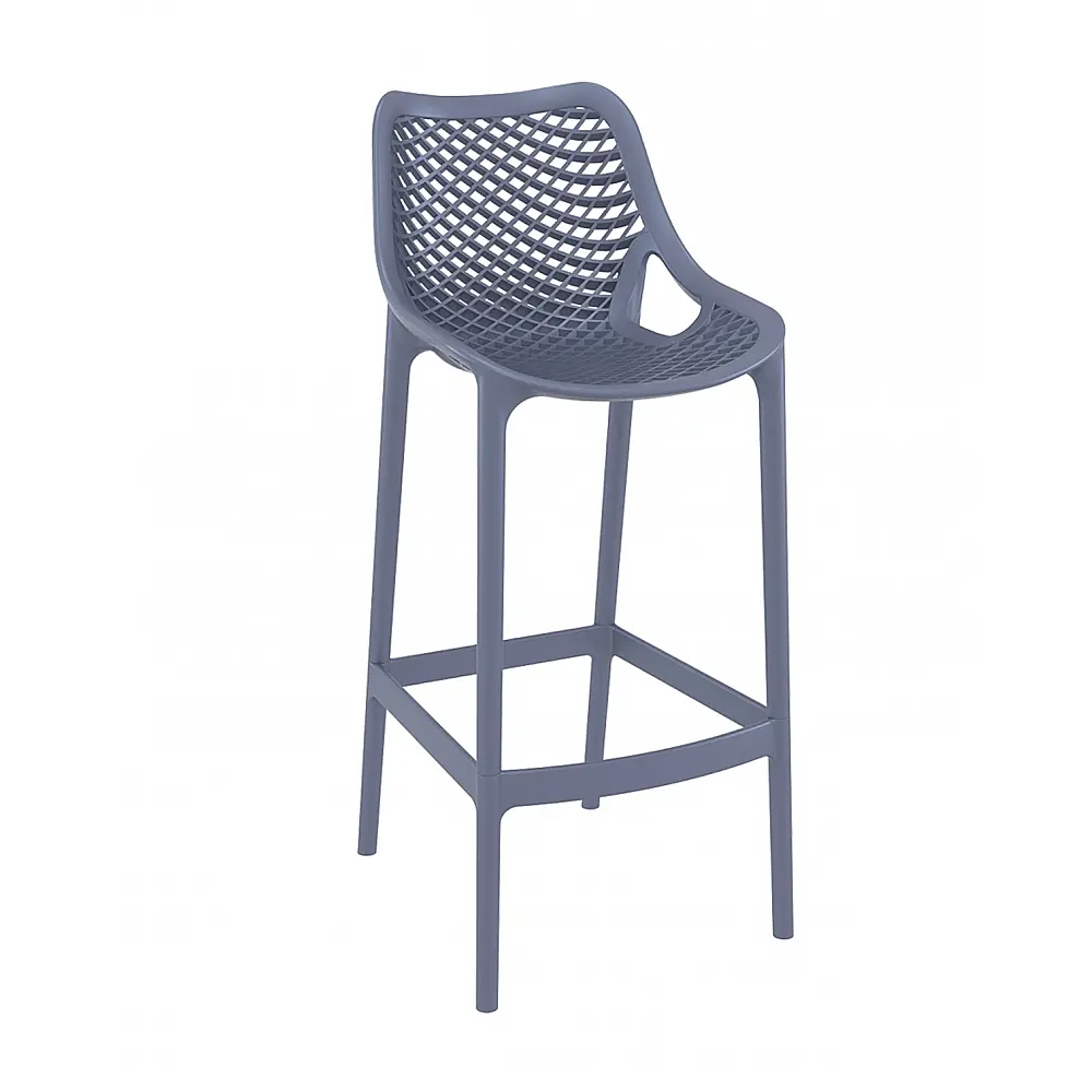 Air/S-75 Barstool Dark Grey PL - Πολυπροπυλένιο - 53x45x105 cm